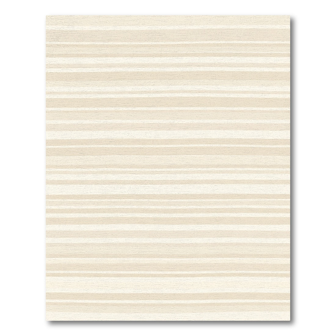 Neutral Tone Striped Horizontal Rug