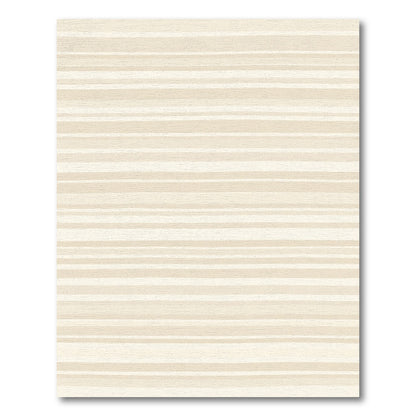 Neutral Tone Striped Horizontal Rug