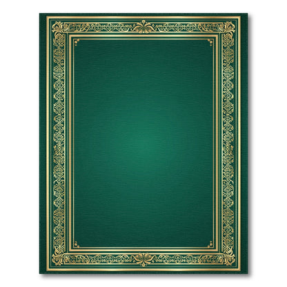 Traditional Persian Emerald Green Gold Ornate Persian Area Rug