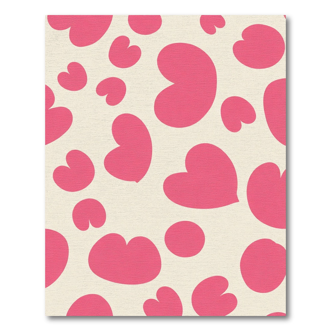 Crimson Heart Polka Dot Field Rug