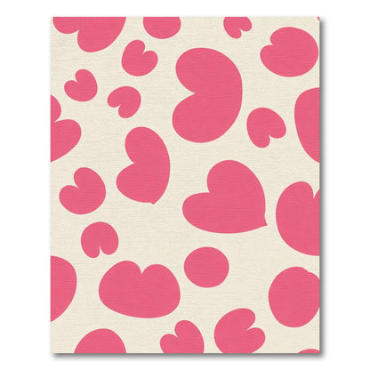 Crimson Heart Polka Dot Field Rug