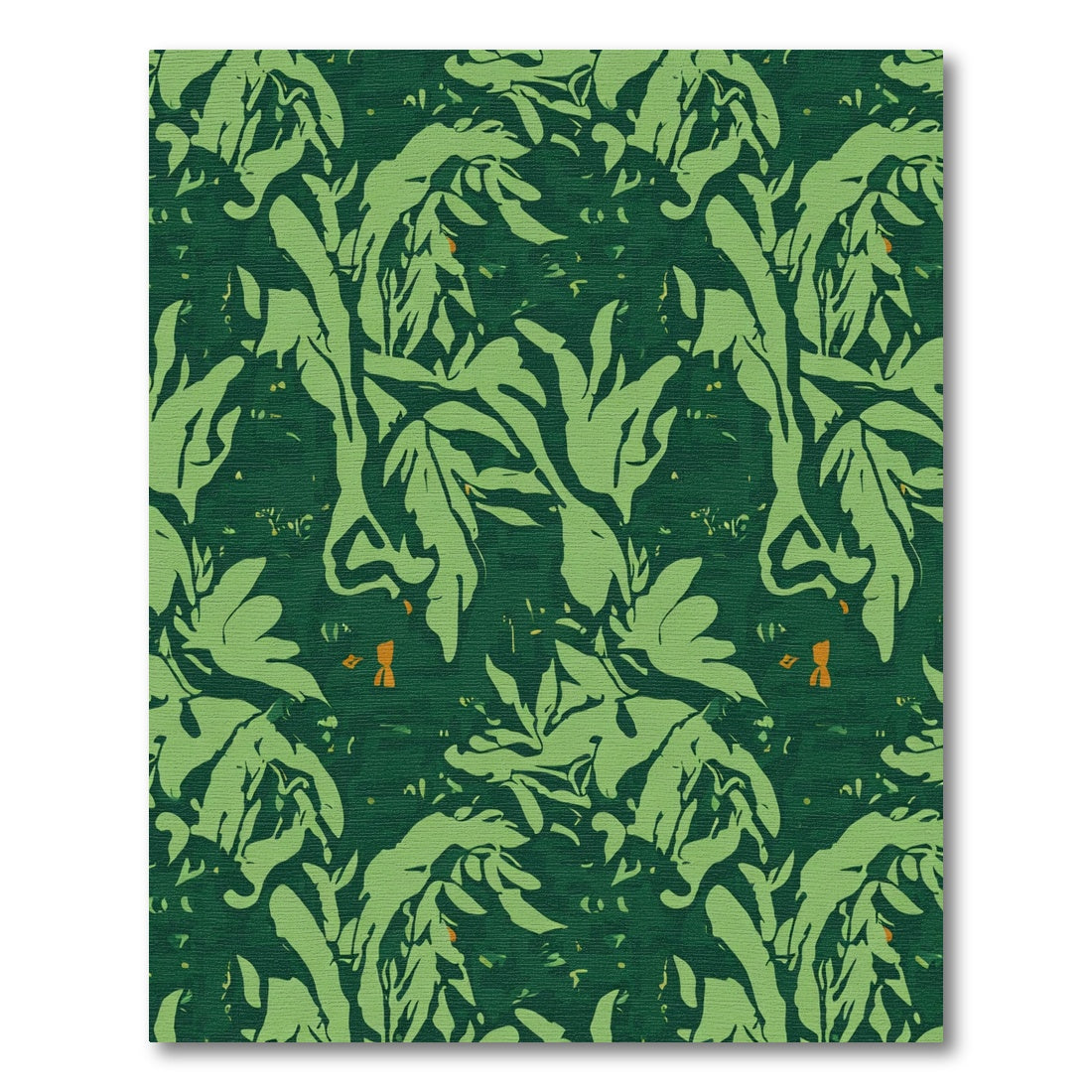 Deep Forest Botanical Art Rug