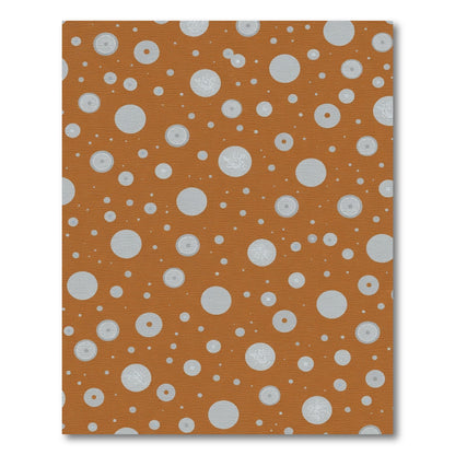 Terracotta White Speckled Orbit Rug