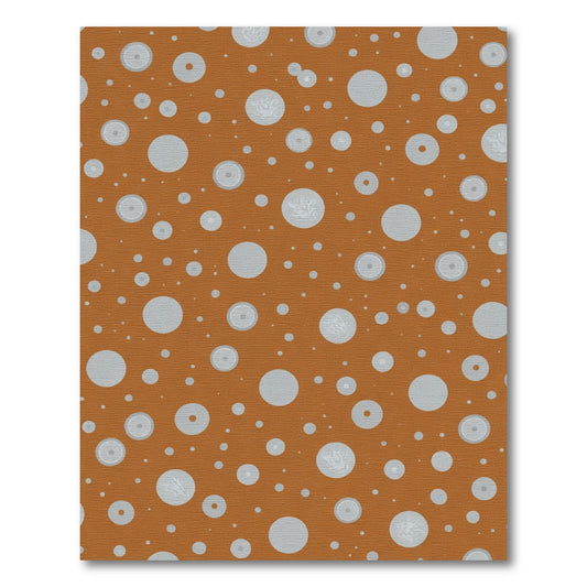 Terracotta White Speckled Orbit Rug