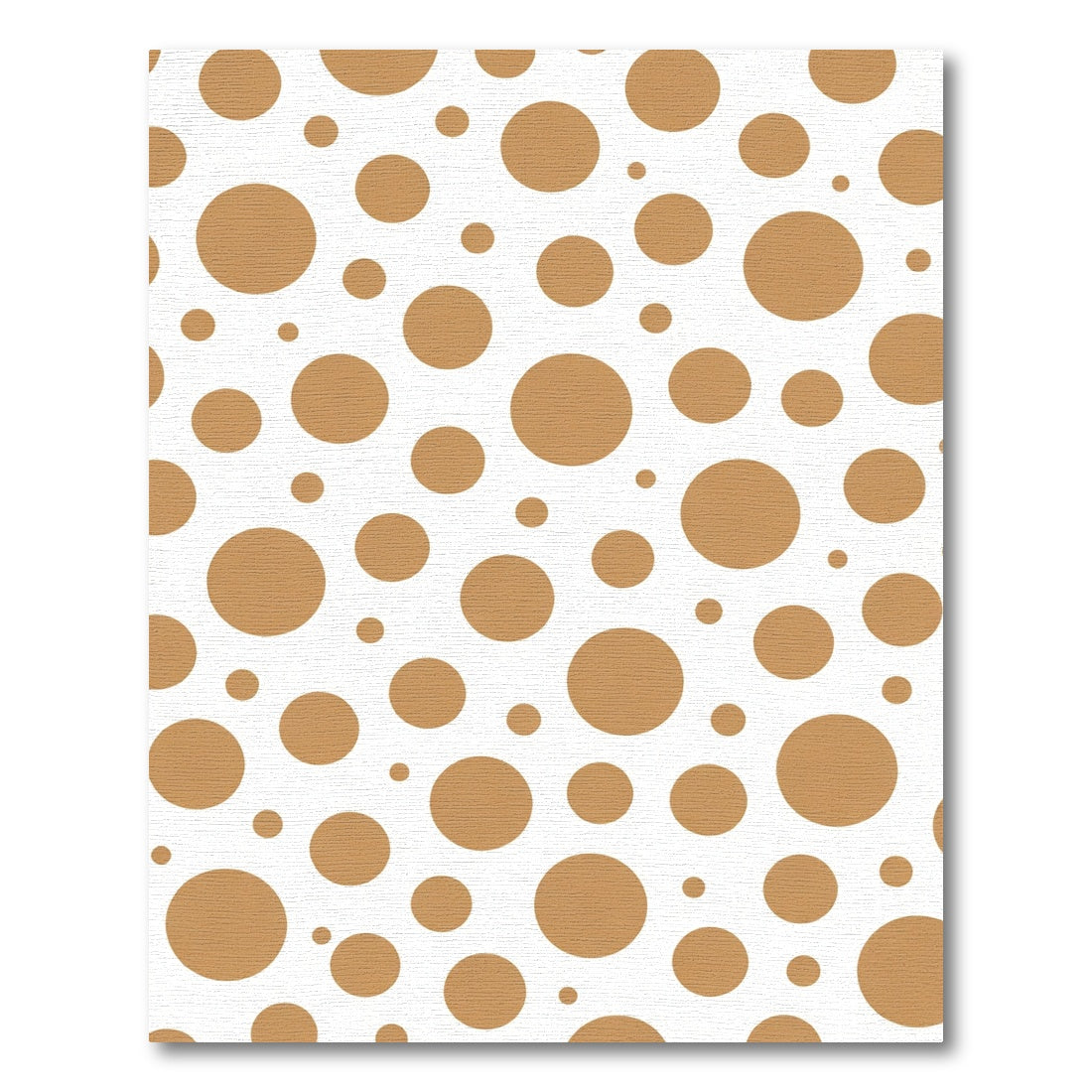 Amber Circles Scattered Pattern Rug
