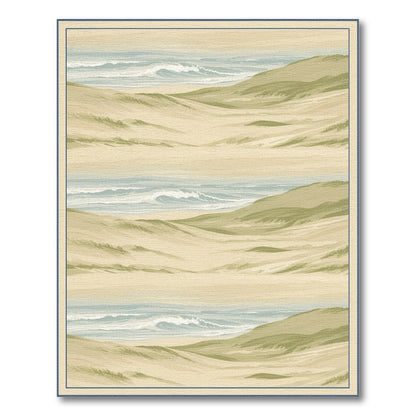 Coastal Dunes Beige Area Rug