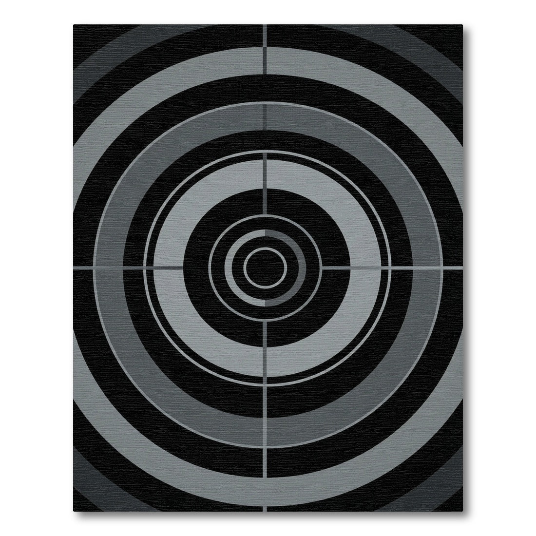 Monochromatic concentric circles composition Rug