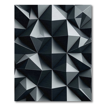 Monochromatic Faceted Geometric Polygon Rug