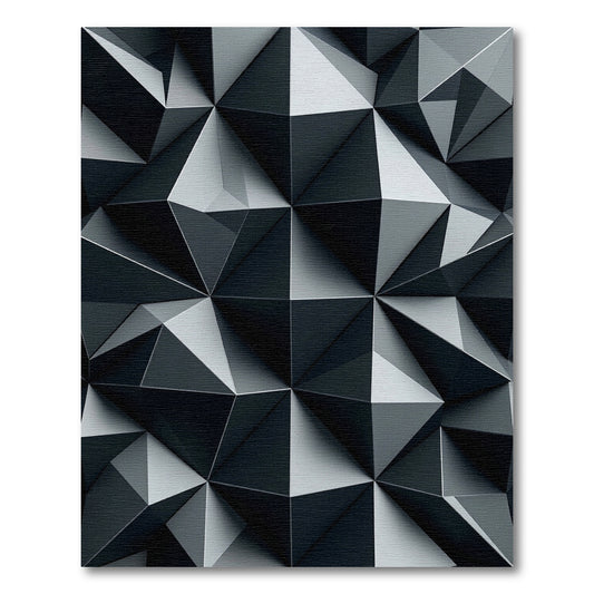 Monochromatic Faceted Geometric Polygon Rug