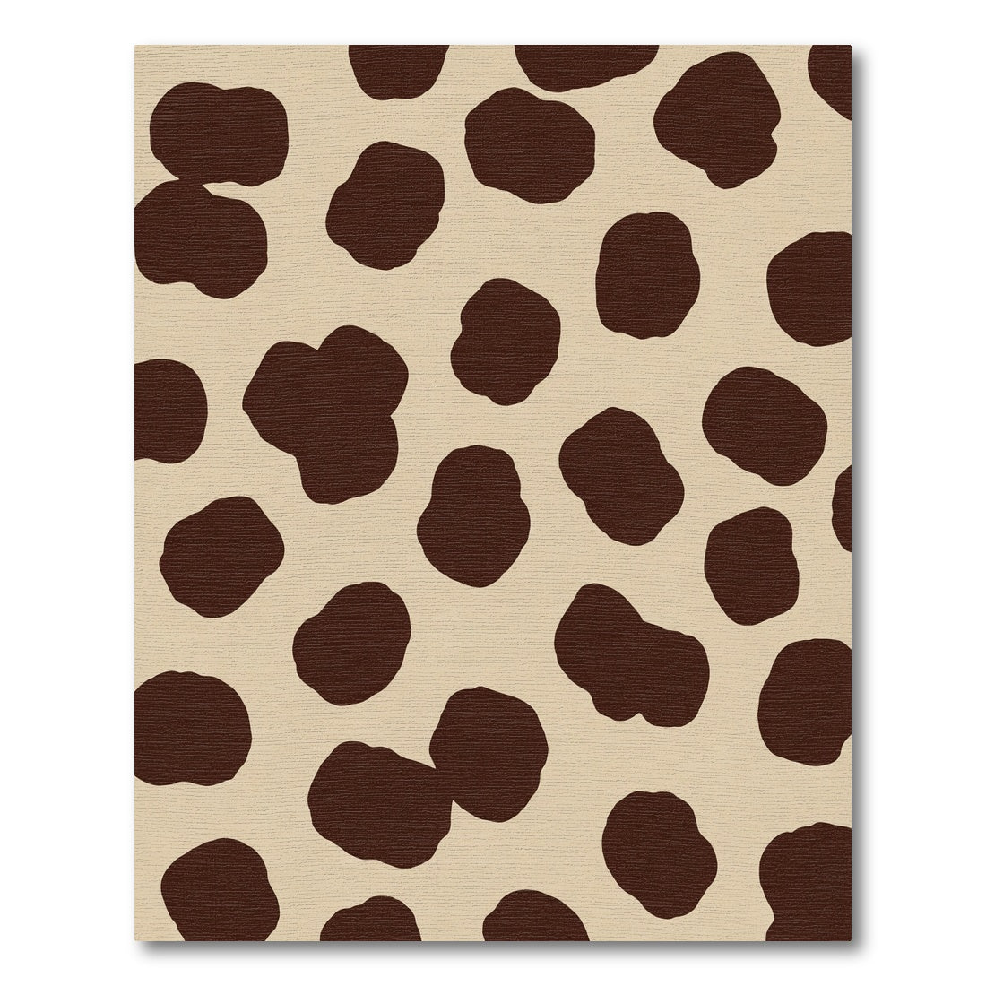Brown Cow Spot Spots Rug