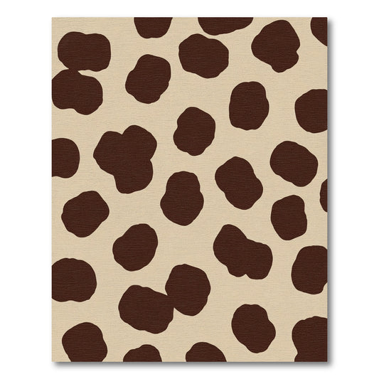 Brown Cow Spot Spots Rug