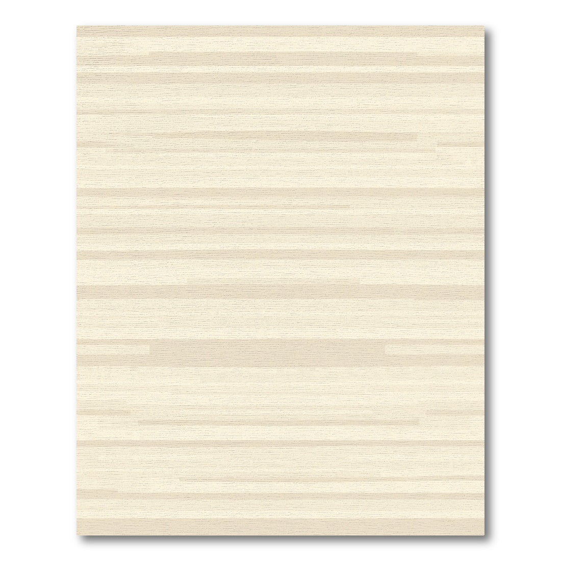 Cream Horizontal Stripe Accent Rug