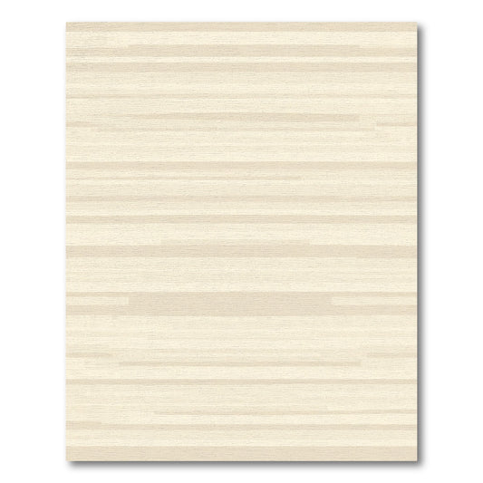 Cream Horizontal Stripe Accent Rug