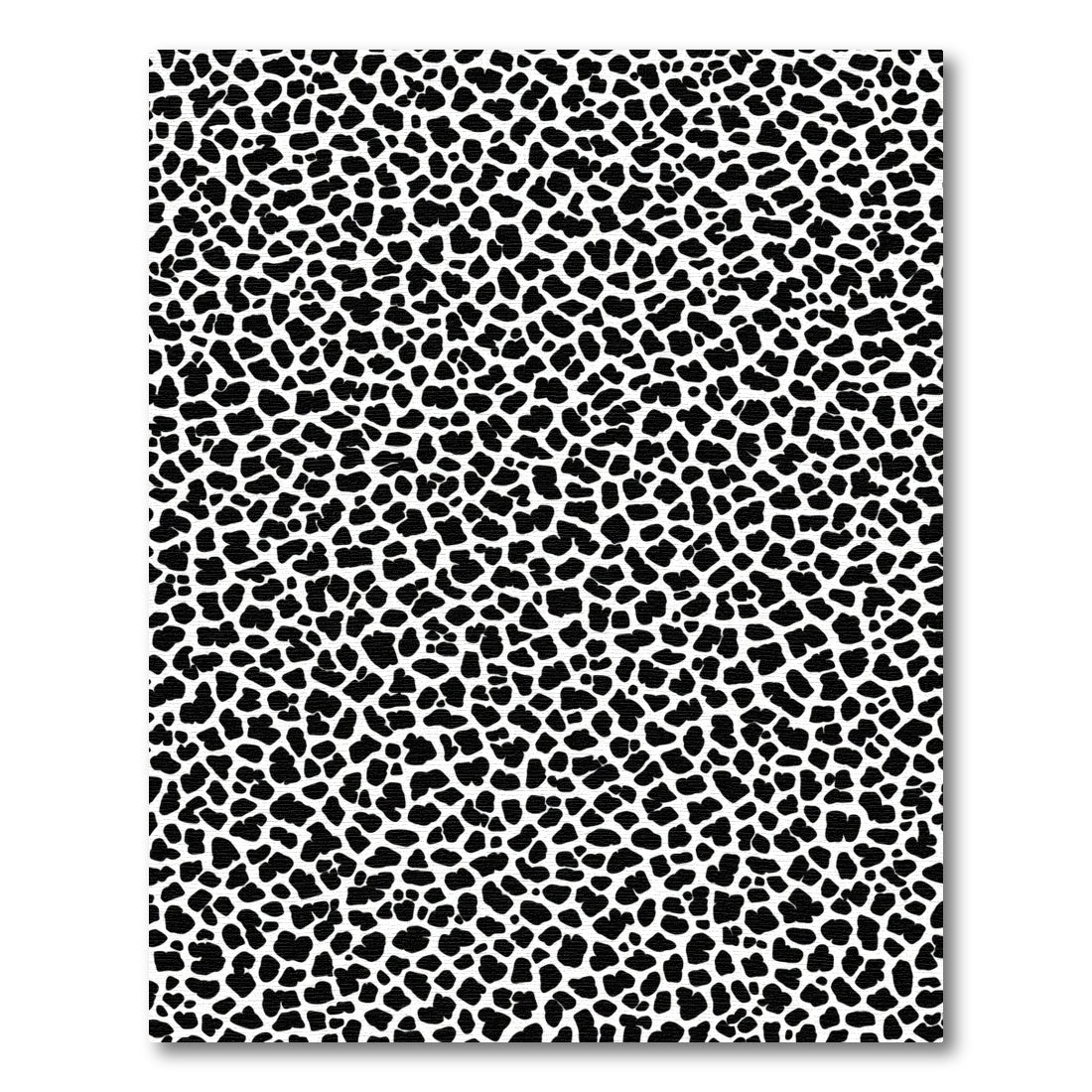Black White Animal Spot Rug