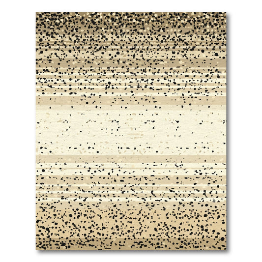 Sandy Speckled Horizontal Stripe Rug