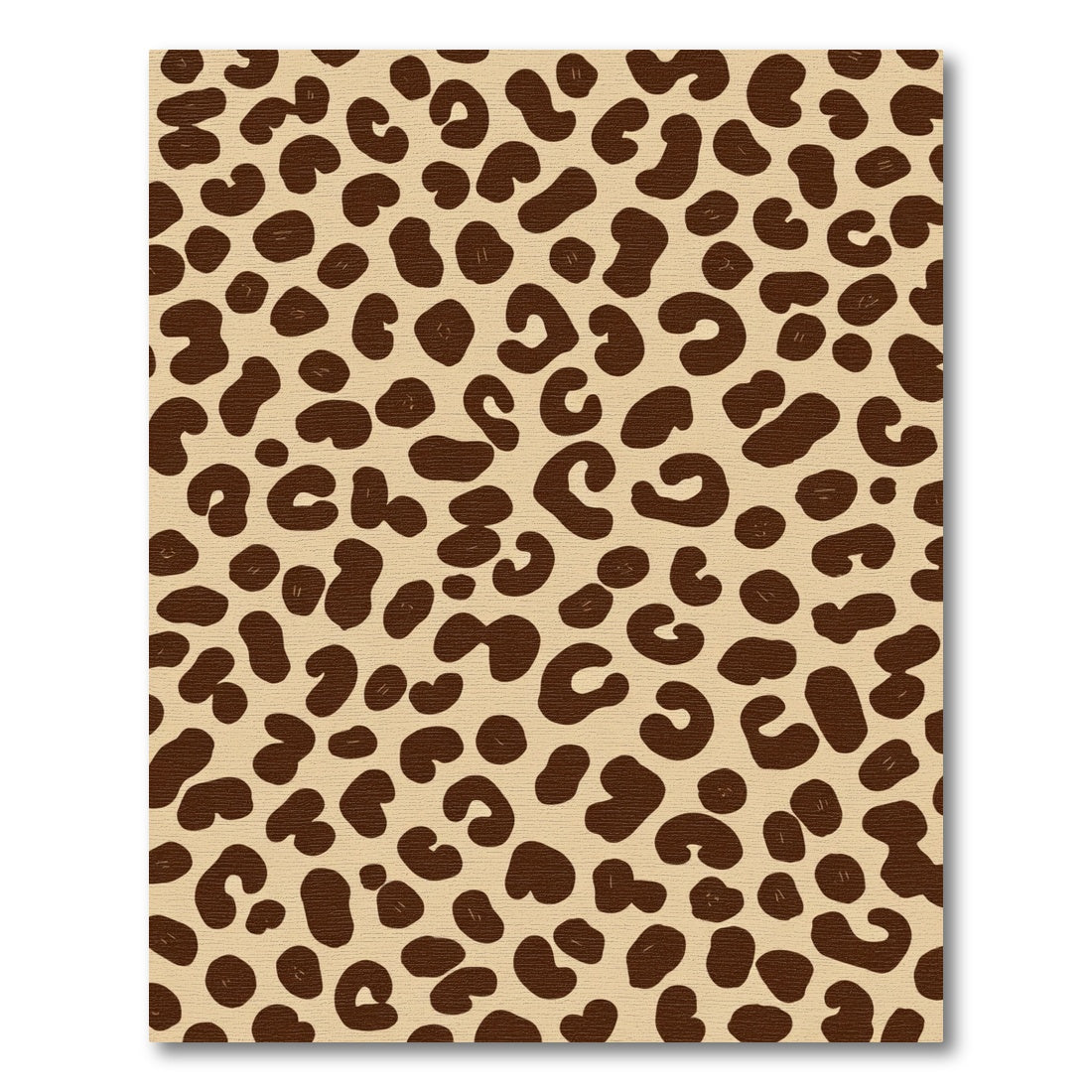 Brown Leopard Spot All Over Rug