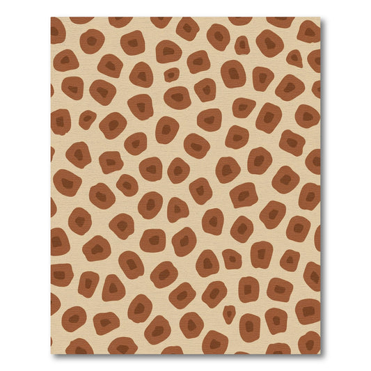 Brown Spots Abstract Organic Rug