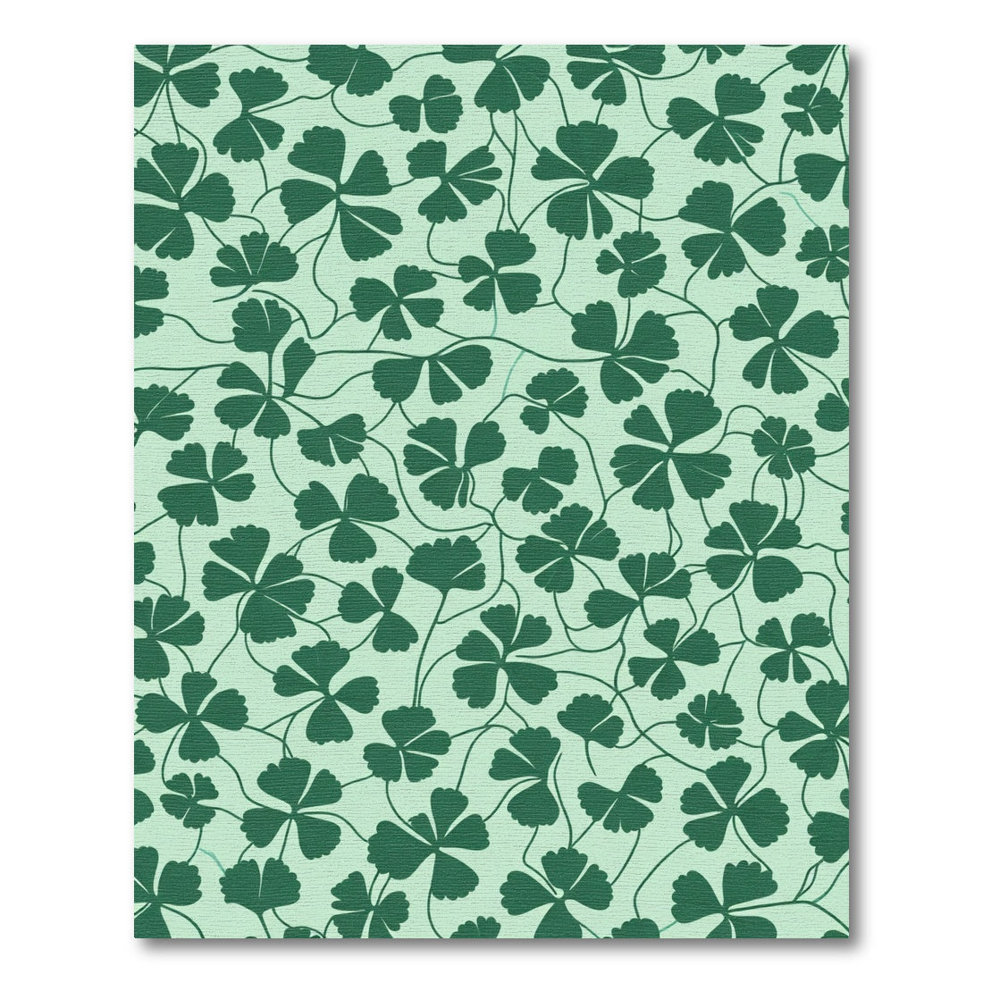 Green Clover Meadow Tile Rug
