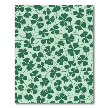 Green Clover Meadow Tile Rug