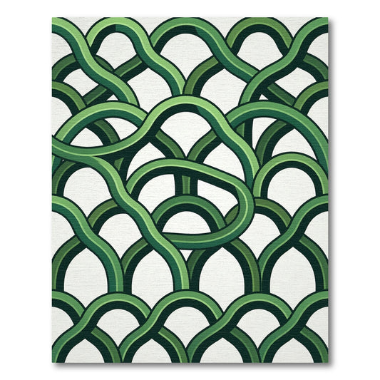 Verdant Intertwined Archway Rug