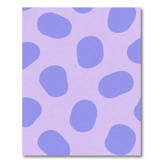 Lavender Blob Spot Rug