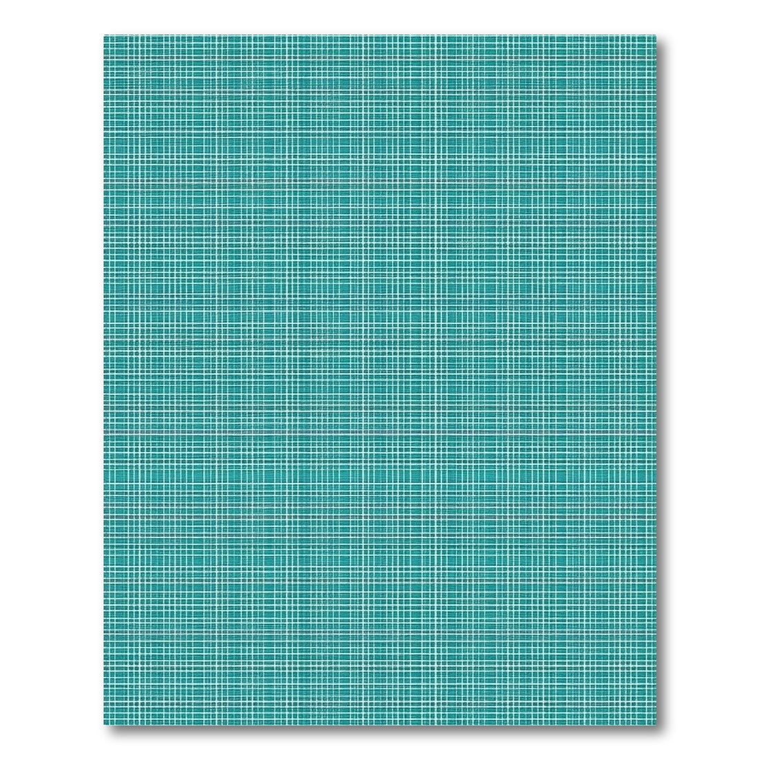 Teal Geometric Grid Washable Area Rug