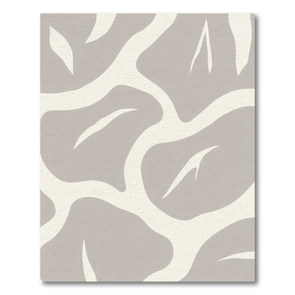Abstract Creamy Branches Taupe Rug