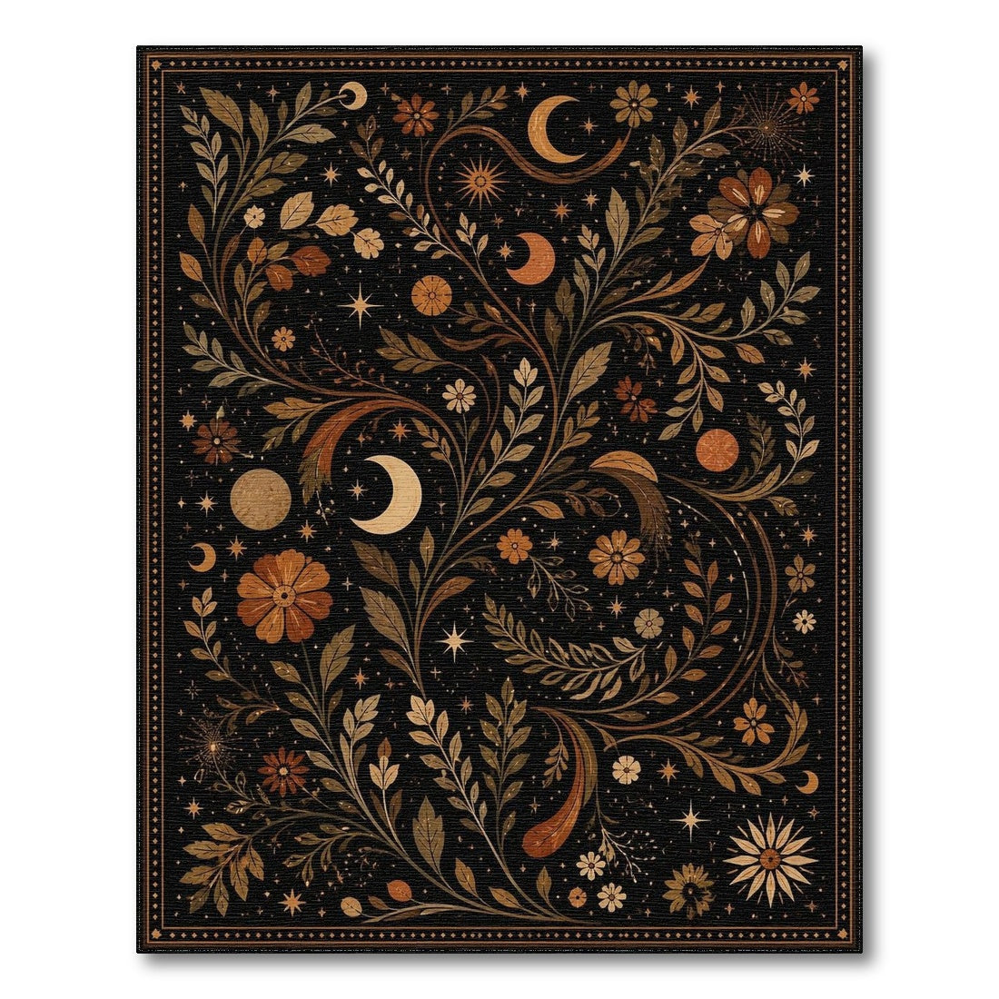 Celestial Floral Area Rug