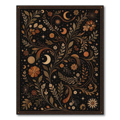 Celestial Floral Area Rug