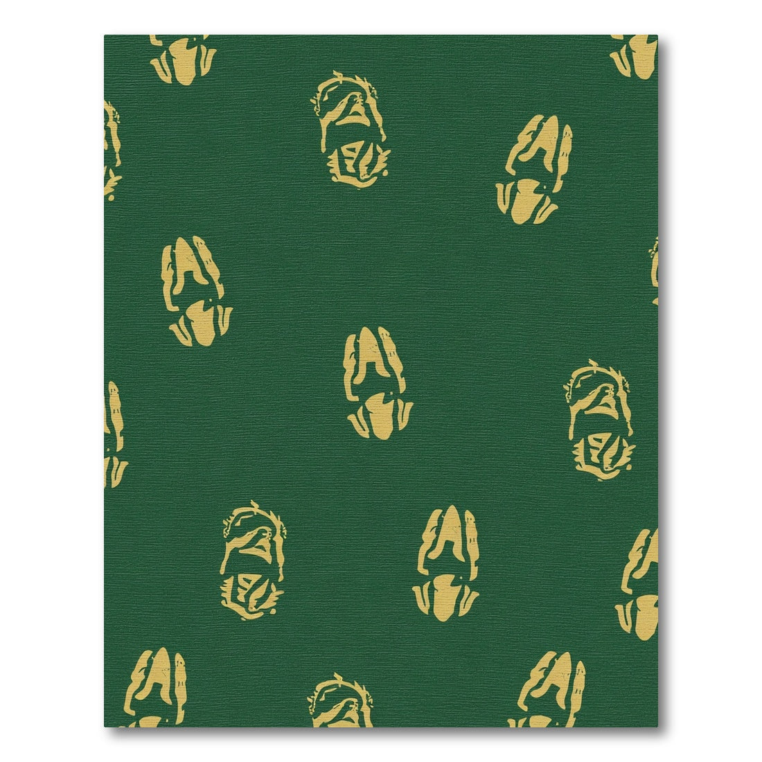 Golden Footprints Emerald Field Rug