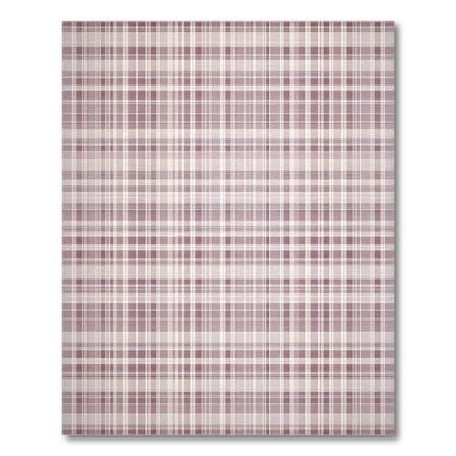 Plaid Purple Plaid Geometric Area Rug