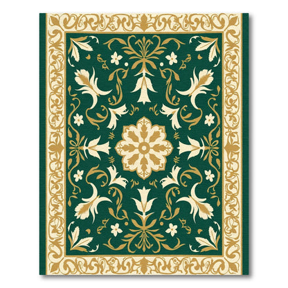 Emerald Botanical Garden Medallion Rug