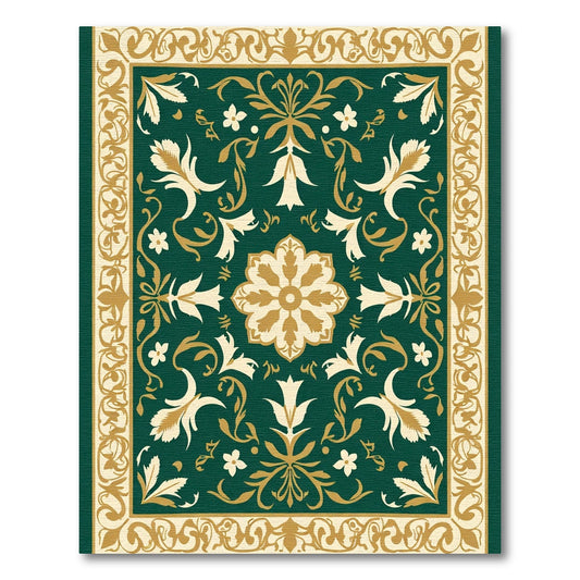 Emerald Botanical Garden Medallion Rug