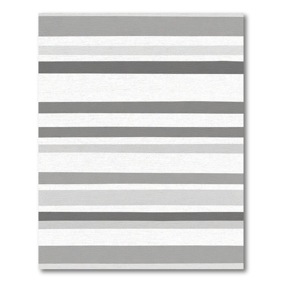 Monochromatic Horizontal Stripe Rug