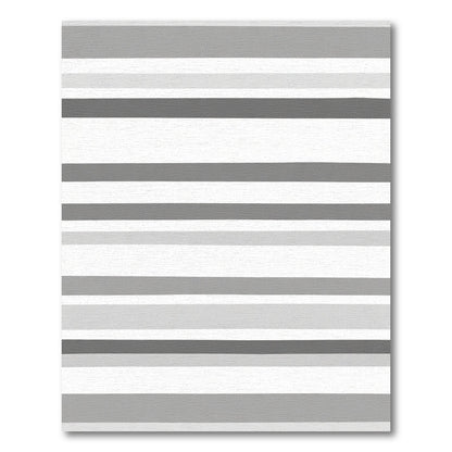 Monochromatic Horizontal Stripe Rug