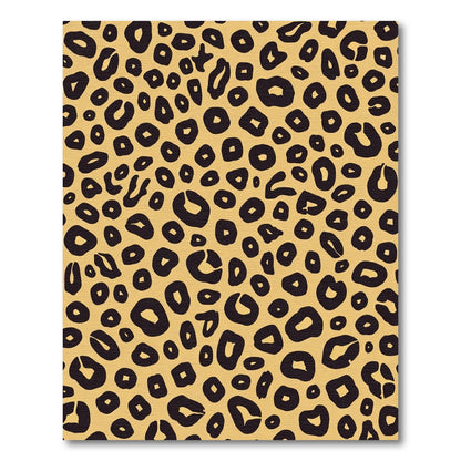 Golden Leopard Spot Spots Rug