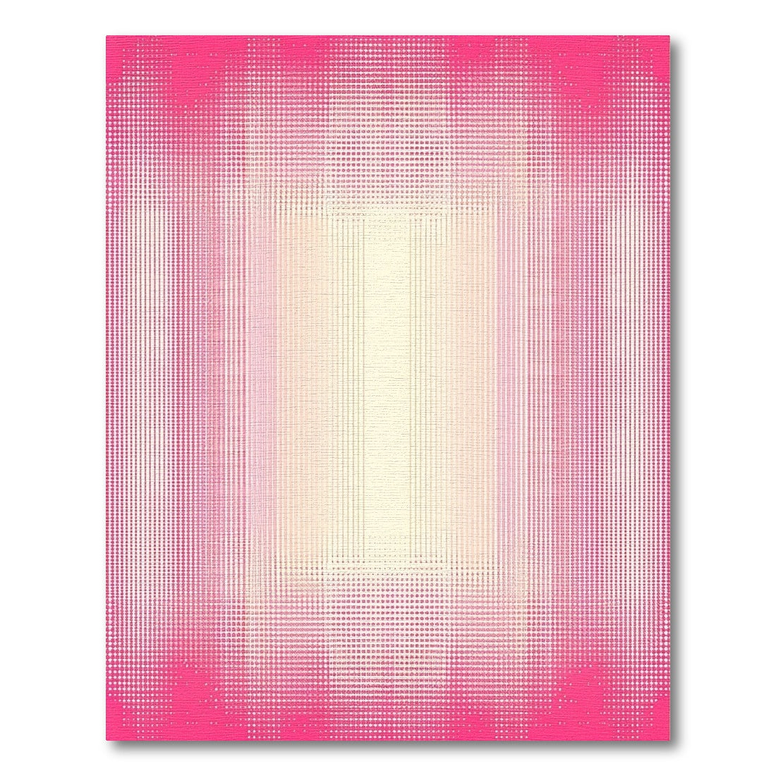 Pink Ombre Dot Geometric Area Rug