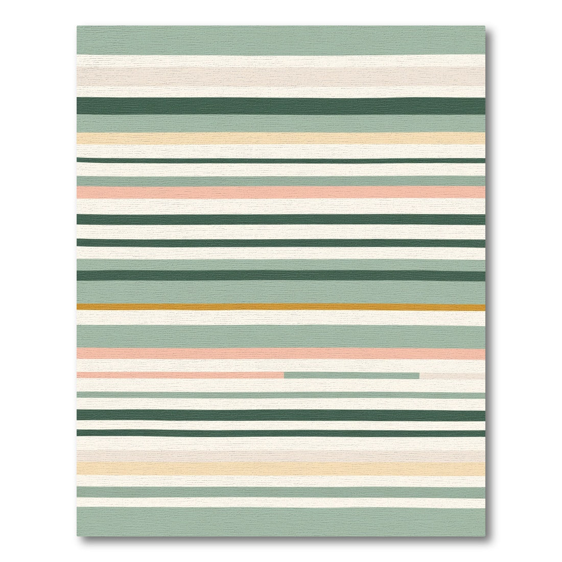 Verdant Stripe Textured Comfort Rug
