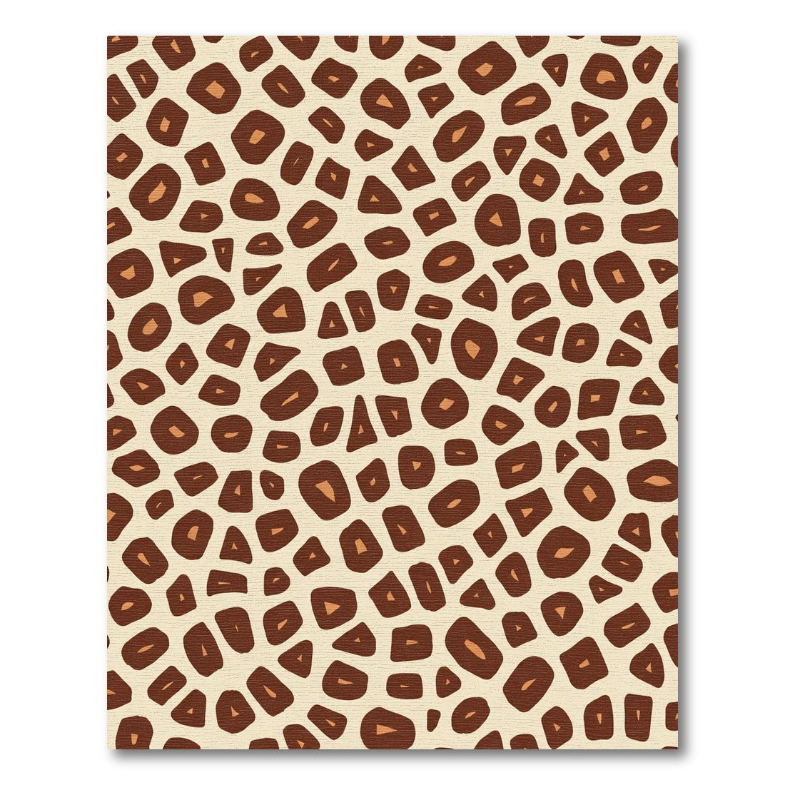Brown Spotted Giraffe Spots Rug