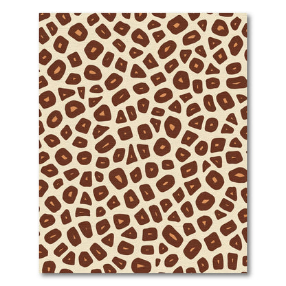 Brown Spotted Giraffe Spots Rug