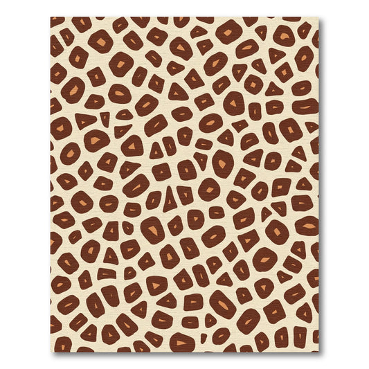 Brown Spotted Giraffe Spots Rug