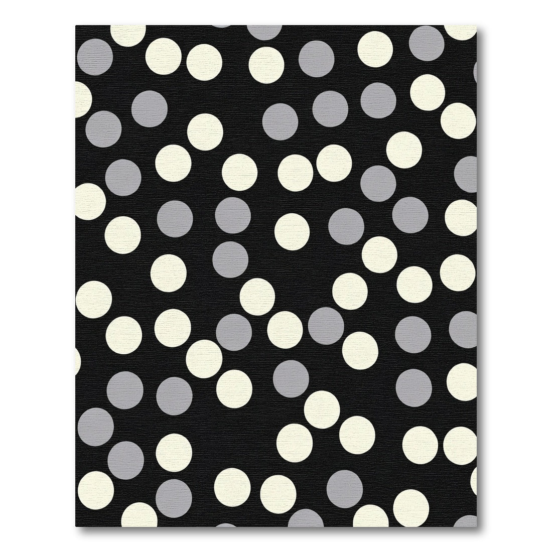 Abstract Scattered Circles And Dots Rug