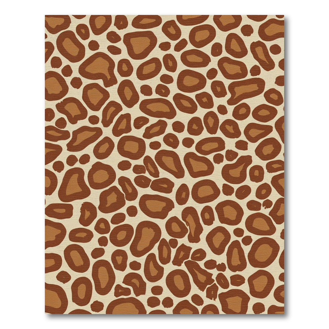 Brown Animal Print Spots Rug