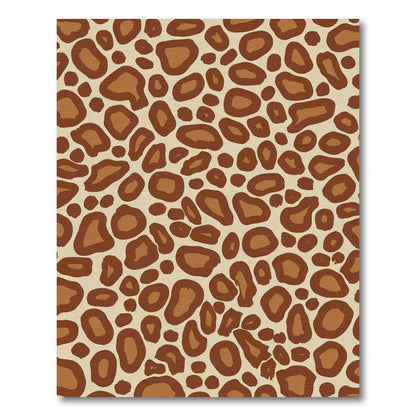 Brown Animal Print Spots Rug