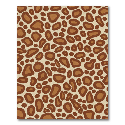 Brown Animal Print Spots Rug