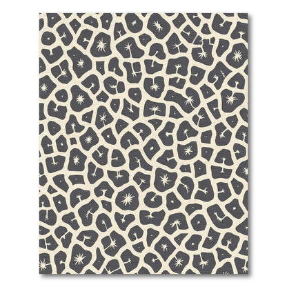 Cream And Charcoal Organic Cell Rug