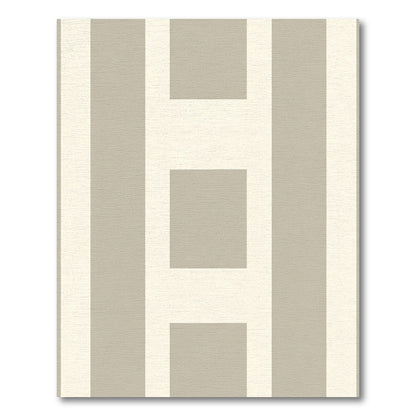 Contemporary Neutral Stripe Geometric Rug