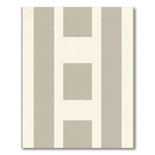 Contemporary Neutral Stripe Geometric Rug