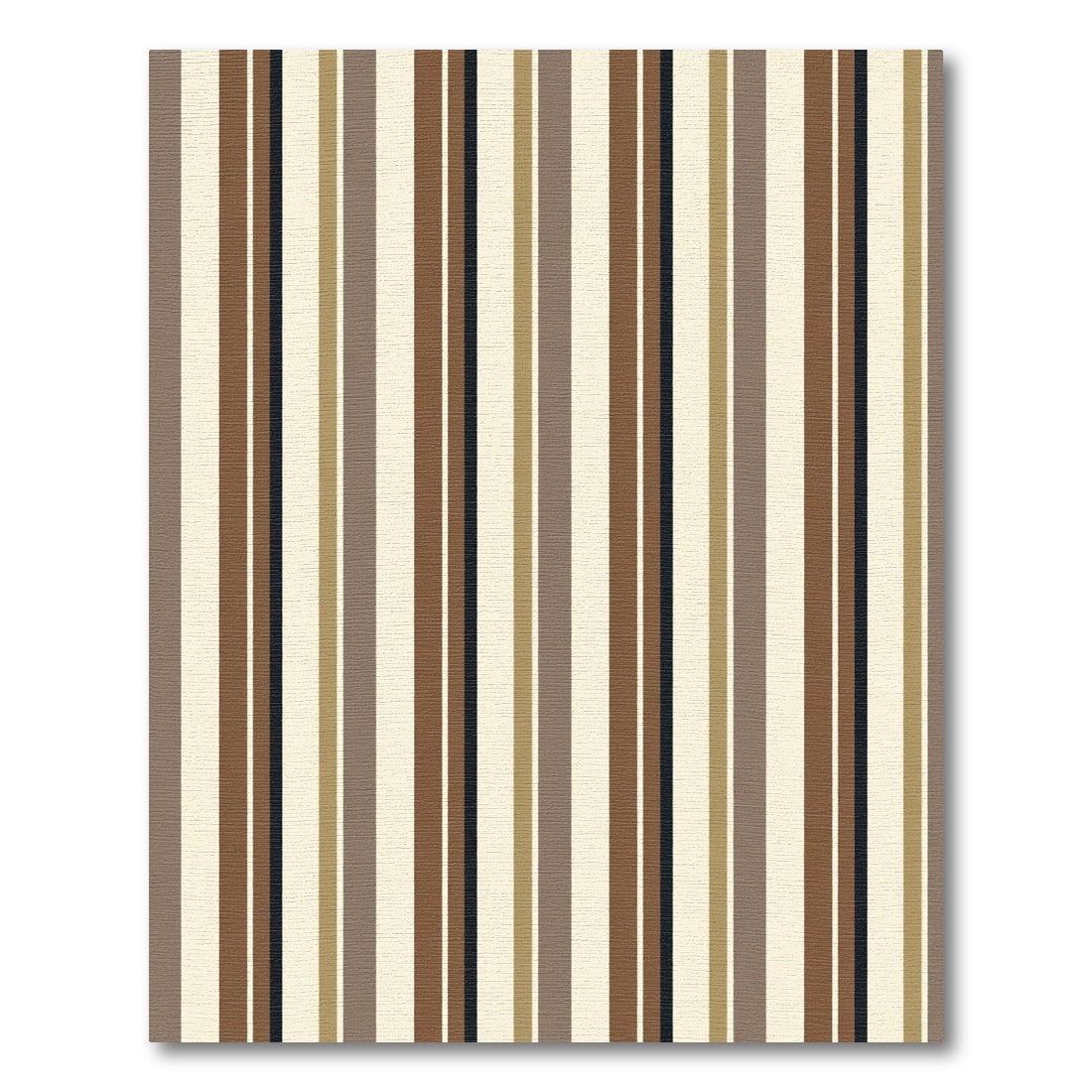 Earthy Tones Vertical Stripes Rug