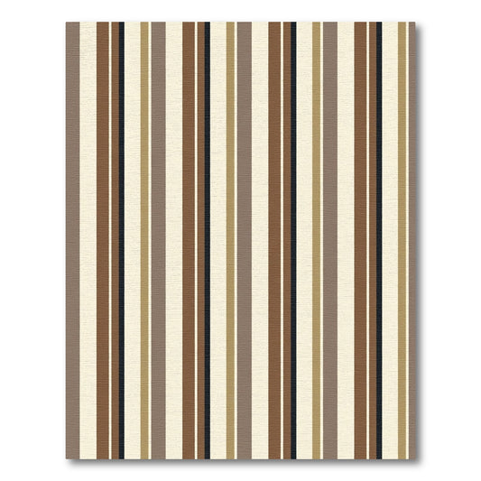 Earthy Tones Vertical Stripes Rug